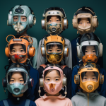 마스크+ 종이공작 <b class=